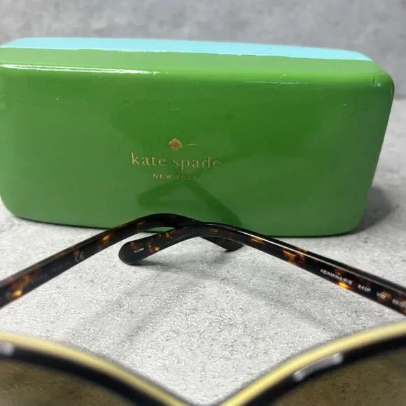 Kate Spade Adamina X43P Sunglasses Tortoise/Brown Square - Picture 3 of 14